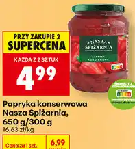 Biedronka Papryka konserwowa Nasza Spiżarnia oferta