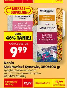 Biedronka Dania gotowe Makłowicz i Synowie oferta