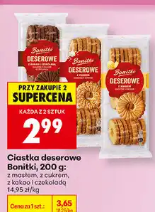 Biedronka Ciastka deserowe Bonitki oferta