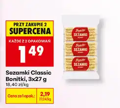 Biedronka Sezamki Classic Bonitki oferta