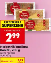Biedronka Herbatniki maślane Bonitki oferta