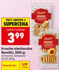 Biedronka Kruche ciasteczka Bonitki oferta