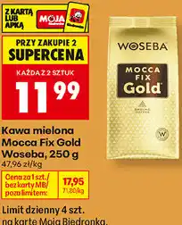 Biedronka Kawa mielona Mocca Fix Gold Woseba oferta