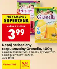 Biedronka Napój herbaciany rozpuszczalny Granella oferta