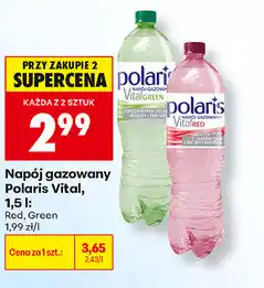 Biedronka Napój gazowany Polaris Vital oferta