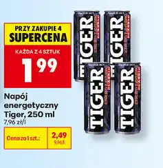 Biedronka Napój energetyczny Tiger oferta