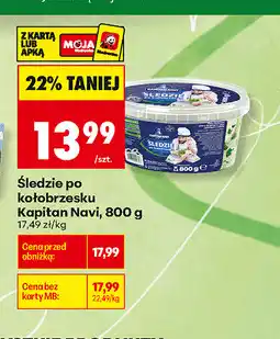 Biedronka Śledzie po kołobrzesku Kapitan Navi oferta