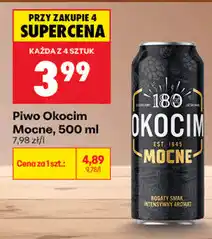 Biedronka Piwo Okocim Mocne oferta