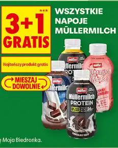 Biedronka Wszystkie napoje Müllermilch oferta