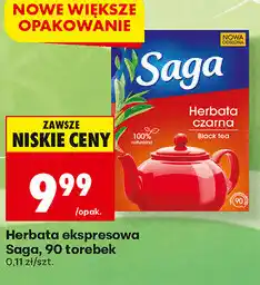 Biedronka Herbata ekspresowa Saga oferta