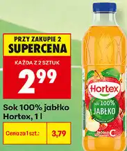 Biedronka Sok 100% jabłko Hortex oferta
