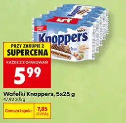 Biedronka Wafelki Knoppers oferta
