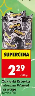 Biedronka Cukierki Krówka mleczna Wawel na wagę oferta