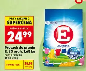 Biedronka Proszek do prania E, 30 prań oferta