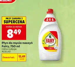 Biedronka Płyn do mycia naczyń Fairy oferta