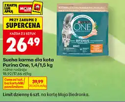 Biedronka Sucha karma dla kota Purina One, 1,4/1 oferta