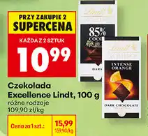 Biedronka Czekolada Excellence Lindt oferta