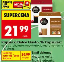 Biedronka Kapsułki Dolce Gusto oferta