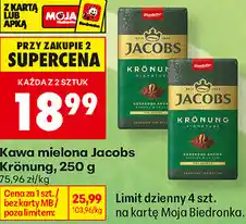 Biedronka Kawa mielona Jacobs Krönung oferta