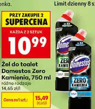 Biedronka Żel do toalet Domestos Zero Kamienia oferta