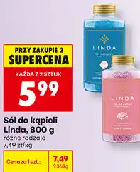 Biedronka Sól do kąpieli Linda oferta