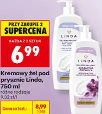 Biedronka Kremowy żel pod prysznic Linda oferta