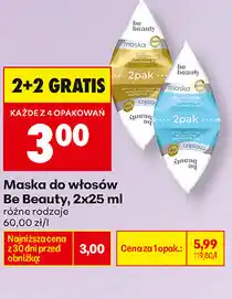 Biedronka Maska do włosów Be Beauty oferta