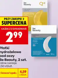 Biedronka Płatki hydrożelowe pod oczy Be Beauty, 2 szt oferta
