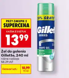 Biedronka Żel do golenia Gillette oferta