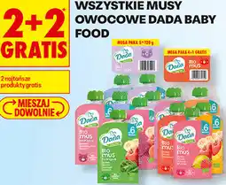 Biedronka Musy owocowe Dada Baby Food oferta