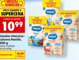 Biedronka Kaszka mleczno-ryżowa Nestlé oferta