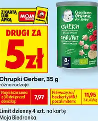 Biedronka Chrupki Gerber Organic for Baby oferta