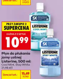 Biedronka Płyn do płukania jamy ustnej Listerine oferta
