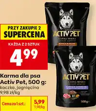 Biedronka Karma dla psa Activ Pet oferta