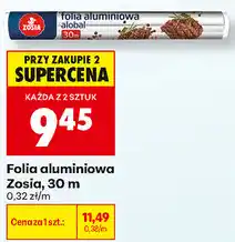 Biedronka Folia aluminiowa Zosia, 30 m oferta