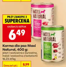 Biedronka Karma dla psa Maxi Natural oferta