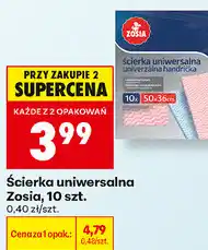 Biedronka Ścierka uniwersalna Zosia, 10 szt oferta