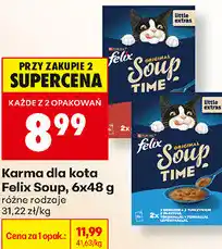 Biedronka Karma dla kota Felix Soup oferta