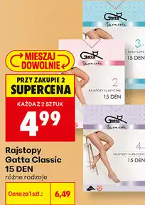 Biedronka Rajstopy Gatta Classic 15 DEN oferta
