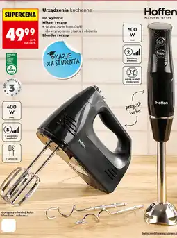 Biedronka Mikser ręczny lub blender ręczny Hoffen oferta