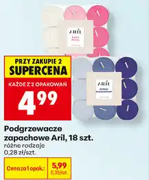 Biedronka Podgrzewacze zapachowe Aril, 18 szt oferta