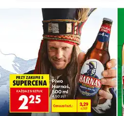 Biedronka Piwo Harnaś oferta