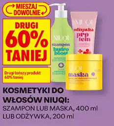 Biedronka Kosmetyki do włosów Niuqi: szampon lub maska, lub odżywka oferta
