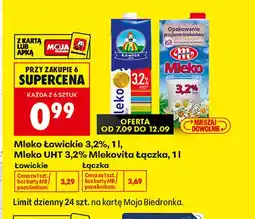 Biedronka Mleko łowickie Łowicz 3,2% oferta