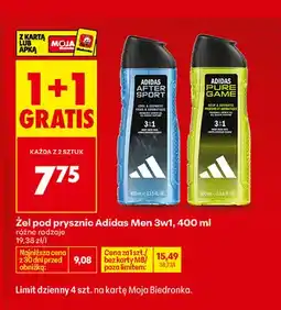 Biedronka Żel pod prysznic Adidas Men 3w1 After Sport oferta