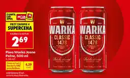 Biedronka Piwo Warka oferta