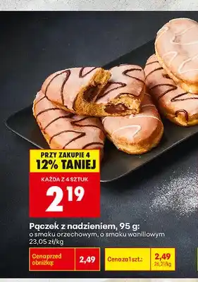 Biedronka Pączek z nadzieniem o smaku orzechowym oferta