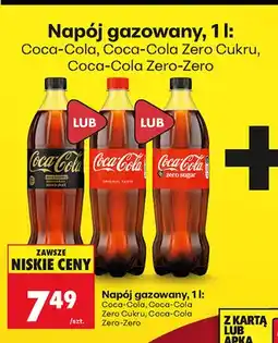 Biedronka Napój gazowany Coca-Cola Zero Cukru oferta