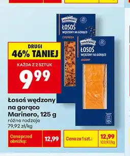 Biedronka Łosoś wędzony na gorąco łagodny Marinero oferta