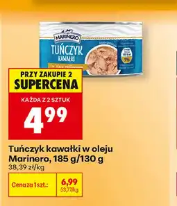 Biedronka Tuńczyk kawałki w oleju Marinero oferta